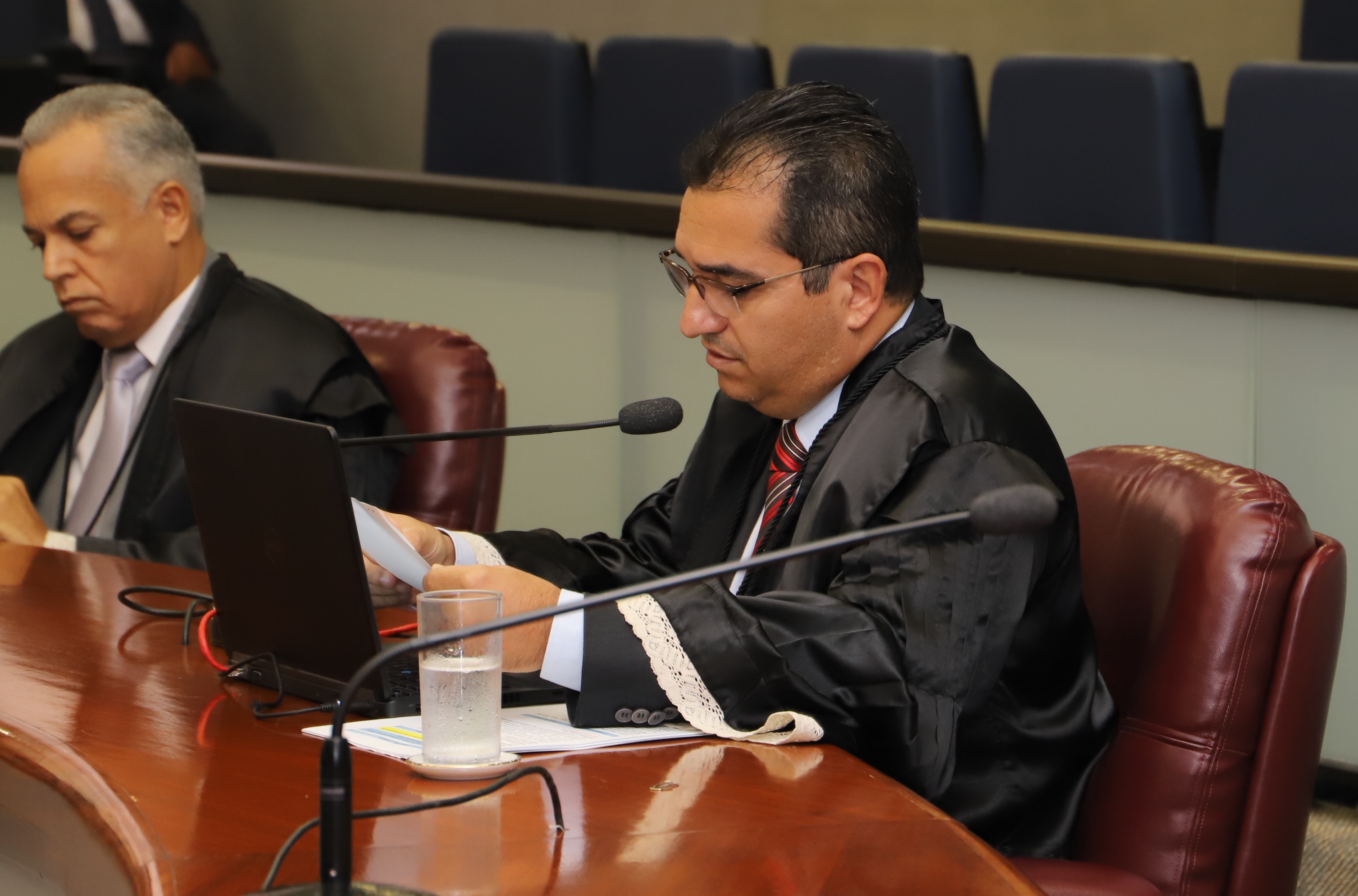 O relator do processo, conselheiro Cláudio Terrão (Foto: Karina Camargos Coutinho) 